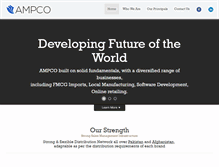 Tablet Screenshot of ampcogroup.com